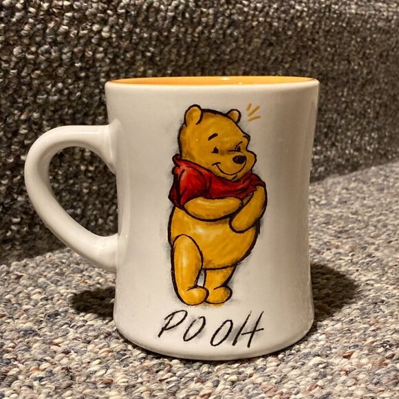 Winnie The Pooh Disney Store Exclusive Sketch Style Large 16oz Coffee Mug - Picture 2 of 6
